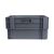 RS PRO 60L Polypropylen Aufbewahrungsbox, Grau 320mm x 400mm x 600mm