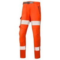 Leo WTL01-O Starcross Orange Ladies Stretch Work Trousers Reg Leg 31'' - Size 12/14-M/L