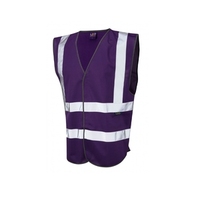 W05-PR Pilton Reflective Waistcoat (Non ISO 20471) Purple - Size EX LARGE