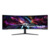 SAMSUNG Ívelt Gaming 240Hz VA monitor 57" G95NC, 7680x2160, 32:9, 420cd/m2, 1ms, 3xHDMI/DP/2xUSB