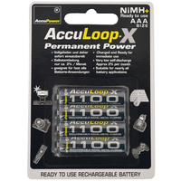 AccuPower AccuLoop-X Permanent Power AAA / Micro 1100mAh