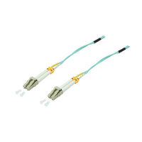 Duplex Patchkabel LC/LC 50/125µOM3 aqua 10m