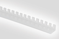 Kantenschutzprofil, für Blechstärke 0,4 bis 1,3 mm, 3,9x4,3 mm, PE, natur