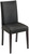 Stuhl Elegance Kunstleder; 46.5x51x95.5 cm (BxTxH); Sitz schwarz, Gestell wenge;