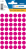 Vielzwecketiketten/Farbpunkte Ø 13 mm, rund, pink, permanent haftend, zur Handbeschriftung