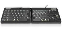 Go!2 Mobile Keyboard, English, USB, QWERTY, Black,