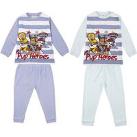 PIJAMA LARGO INTERLOCK PAW PATROL LIGHT BLUE