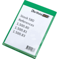 Kennzeichnungshülle Dry-Zip A4 hoch PVC VE=10 Stück grün