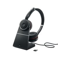 Jabra Evolve 75 SE UC Duo NC (Bluetooth, USB-A) incl. Charger - new -> 27599-989-989