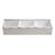 Vogue Condiment Dispensers in White Made of Stainless Steel 3 x 2 US Pint