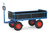 fetra® Handpritschenwagen, Ladefläche 1200 x 800 mm, 4 Bordwände 250/325 mm, Zugöse, Vollgummiräder