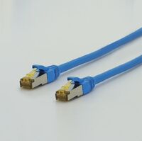 TTLan Patchkabel UltraFlex Cat. 6A ISO/IEC, S/FTP (PiMF), hochflexibel, halogenfrei, blau, 2,0 m