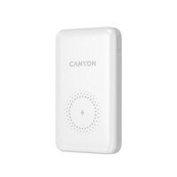 Canyon CNS-CPB1001W 10000mAh Power Bank vezeték nélküli töltés funkcióval fehér