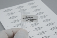 Etykiety samoprzylepne do głębokiego mrożenia Laser Cryo-Babies® Typ Cryo-Tags®