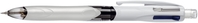 Vierfarbkugelschreiber 3+1HB 0,7 mm BIC 942104 / 4 Colours grau/weiss