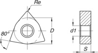 CUTLINE WNMG060404-MF GCMPK25 867311