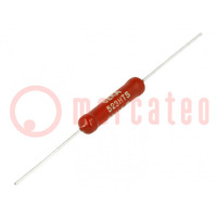 Resistor: thick film; THT; 200MΩ; 1W; ±5%; Ø4.5x23mm; 150ppm/°C