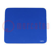 Mouse pad; blue; 230x204.5x4mm