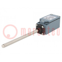 Limit switch; rubber seal,spring length 103mm; NO + NC; 10A