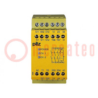 Module: safety relay; PNOZ X4; 230VAC; OUT: 4; -10÷55°C; PNOZ X