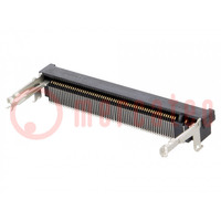 Connector: PCI mini; horizontaal; SMT; verguld; PIN: 124; H: 9,2mm