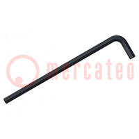 Wrench; hex key; HEX 2mm; Overall len: 101mm