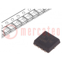 Tranzisztor: N-MOSFET; egysarkú; 30V; 35A; 53W; VSONP8; 3,3x3,3mm