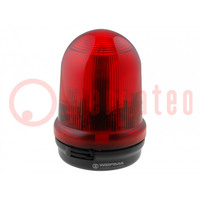 Segnalatore: luminoso; luce a lampi; rosso; 828; 230VAC; IP65