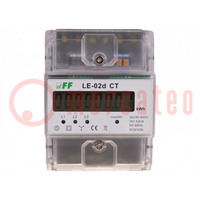 Counter; digital,mounting; for DIN rail mounting; LCD; Inom: 1.5A