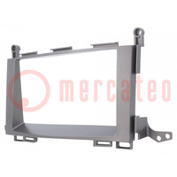 Radio frame; Toyota; 2 DIN; grey