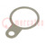 Tip: solder lug ring; 0.3mm; M8; Ø: 8.3mm; soldering; screw; brass