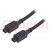 Cable; Nano-Fit; female; PIN: 6; Len: 0.5m; 8A; Insulation: PVC; 20AWG