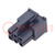 Plug; wire-wire/PCB; female; Mini-Fit Jr; 4.2mm; PIN: 6; for cable