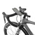 Uchwyt telefonu komórkowego Bone Bike Tie 3, na rower, regulowany rozmiar, czarny, 4.7-7.2", silikon, mocowany do kierownicy, czar