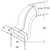Skizze zu ‌OPTIMAIRO lapos kürtő ív N20082, System 222 x 90