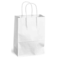 MAILMEDIA SAC À POIGNÉES TORSADÉES KRAFT 100G TAILLE L 40X16X45CM BLANC GPV 30108535