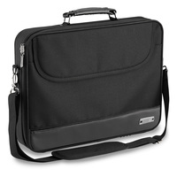 PEDEA Laptoptasche 17,3 Zoll (43,9 cm) BLACKLINE Notebook Umhängetasche mit Schultergurt, schwarz