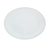 Aronda Platte oval weiß