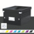 Archivbox Click & Store WOW Klein, Graukarton, schwarz