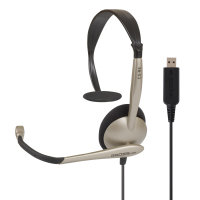 Koss CS95 USB headphones/headset Wired Head-band Calls/Music Black, Silver
