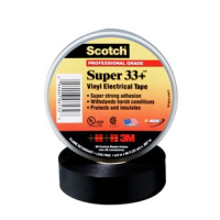 3M ScotchSuper33+ taśma klejąca Czarny