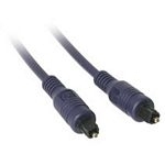 C2G 1m Velocity Toslink Optical Digital Cable audio kabel Zwart