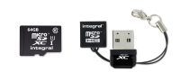 Integral INMSDX64G10-40NAUSBR lecteur de carte mémoire USB Noir