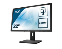AOC 75 Series E2275PWJ Computerbildschirm 54,6 cm (21.5") 1920 x 1080 Pixel Full HD LED Schwarz