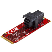 StarTech.com U.2 (SFF-8643) naar M.2 PCI Express 3.0 x4 adapter kaart voor 2.5” U.2 NVMe SSD