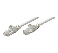Intellinet Premium Netzwerkkabel, Cat6a, S/FTP, 100% Kupfer, Cat6a-zertifiziert, LS0H, RJ45-Stecker/RJ45-Stecker, 50,0 m, grau
