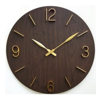 KARE Design Bruno Wand Mechanical clock Rund Braun