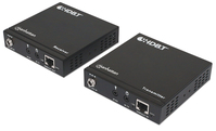 Manhattan 4K HDMI HDBaseT over Ethernet Extender Kit, Extends Distances of 4K@30Hz up to 70m and 1080p up to 100m Using Single Ethernet Cable, Power over Cable, Bi-directional I...