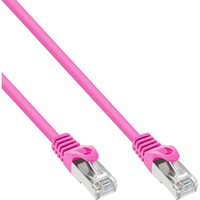InLine 72514M netwerkkabel Roze 1,5 m Cat5e SF/UTP (S-FTP)