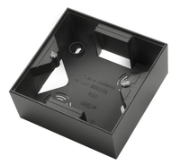 Ospel PNP-1R/33 caja de tomacorriente Negro
